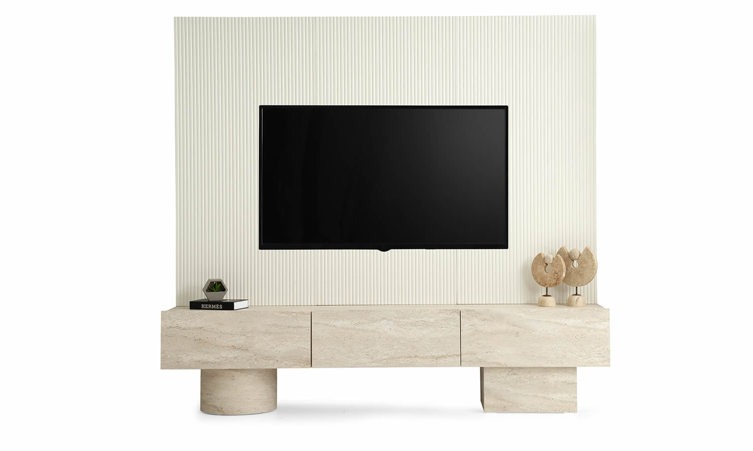 TRAVERTEN ÜNİTE PANOLU 240 CM – 1